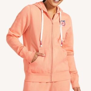 Peloton Peach Long Sleeve Hoodie Size Small